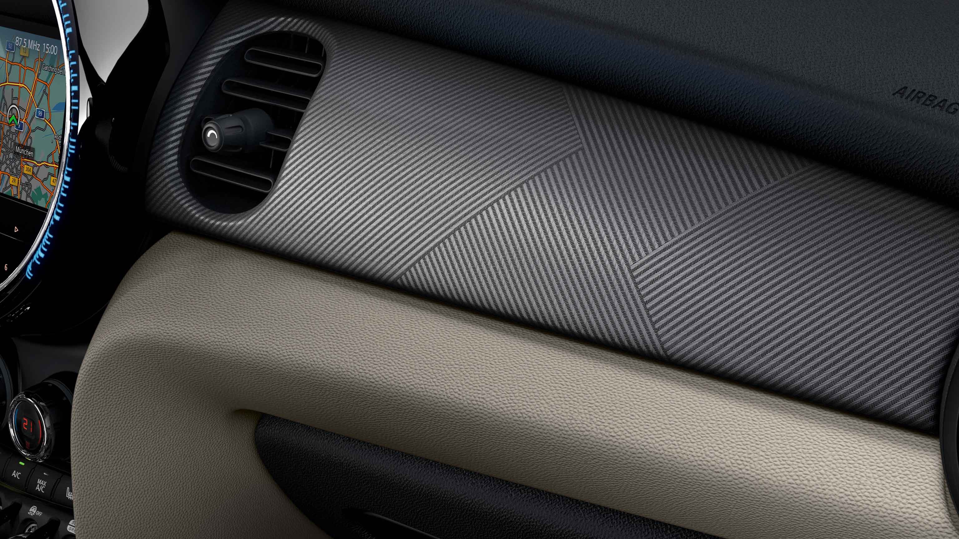 MINI INTERIOR SURFACE ALUMINIUM.